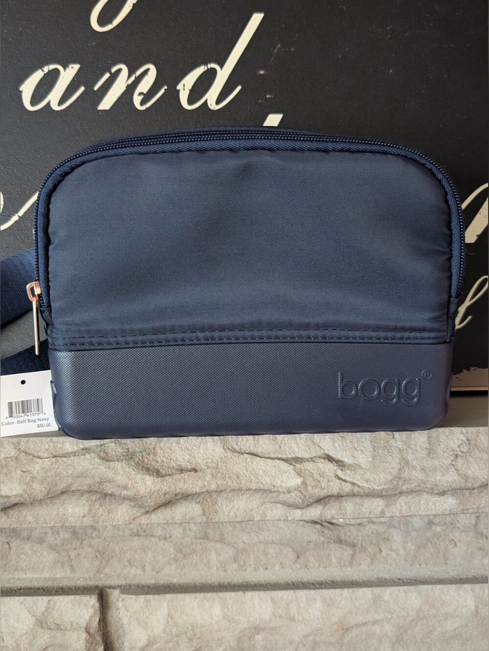 BOGG BAG Navy Crossbody Belt Bag